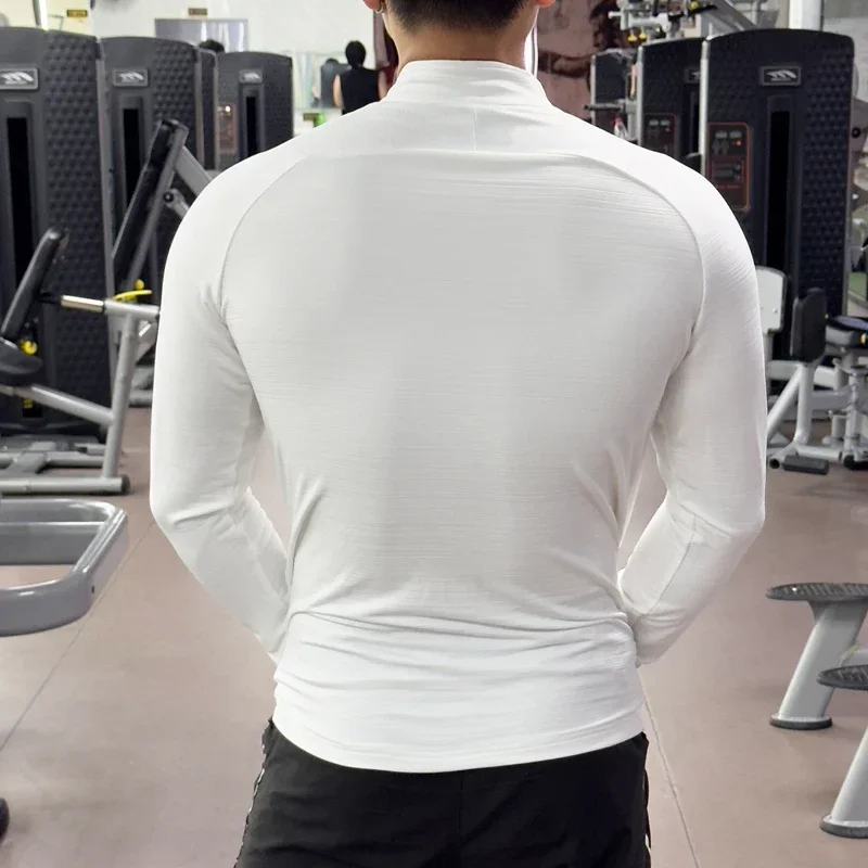 Men's Gym Tights Jacket Runnin - огляд і ціна Running Gear Jacket