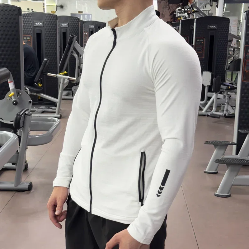 Men's Gym Tights Jacket Runnin - огляд і ціна Running Gear Jacket