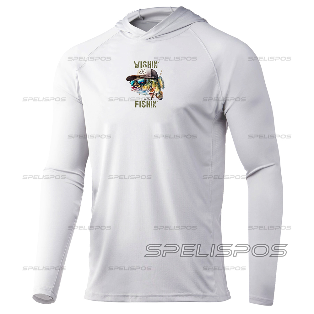 Fishing Hood White Long Sleeve - огляд і ціна Running Gear Long Sleeve