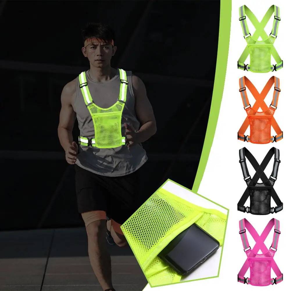 Reflective Safety Vests Lightw - огляд і ціна Running Gear Jacket