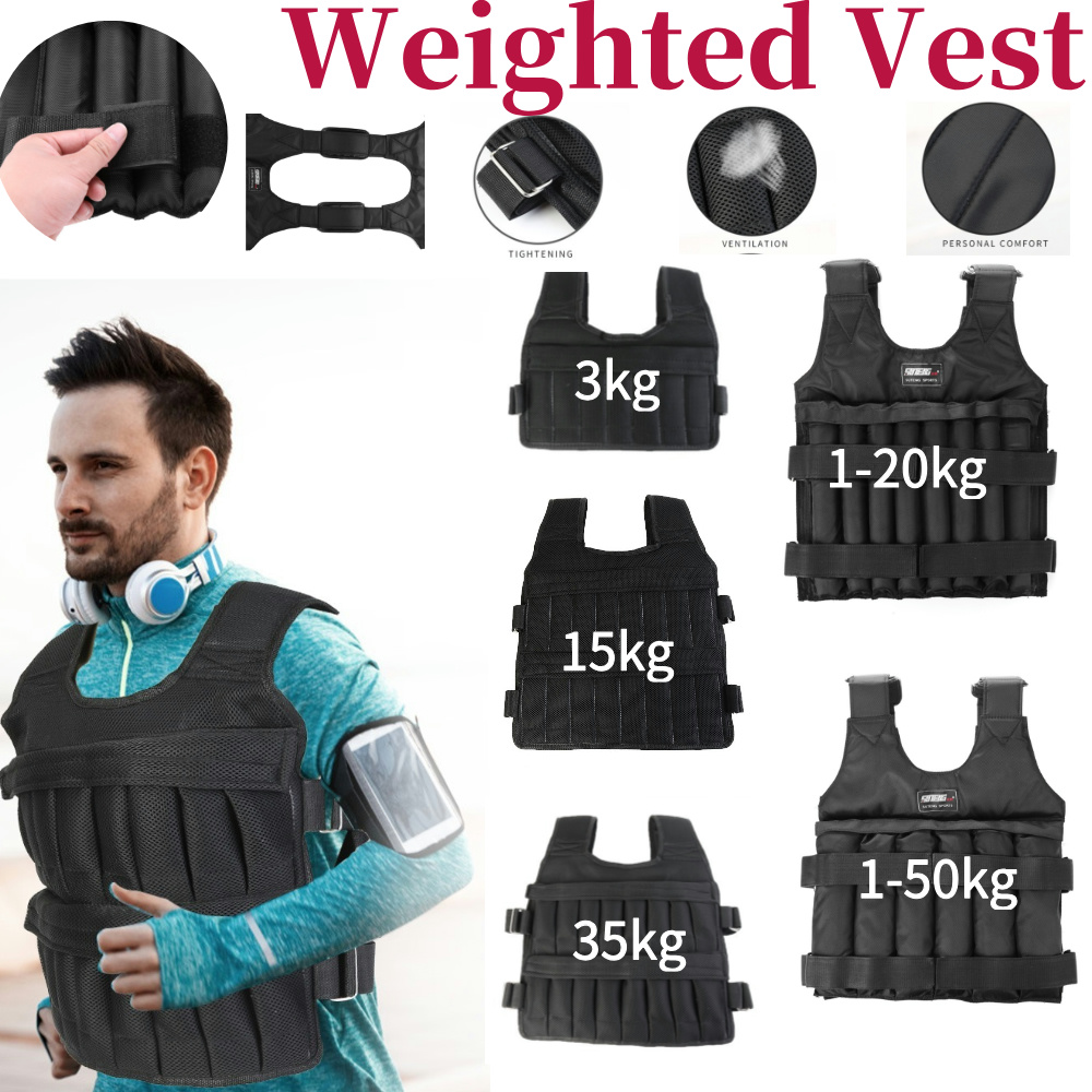 3/15/35kg Workout Weight Jacke - огляд і ціна Running Gear Jacket