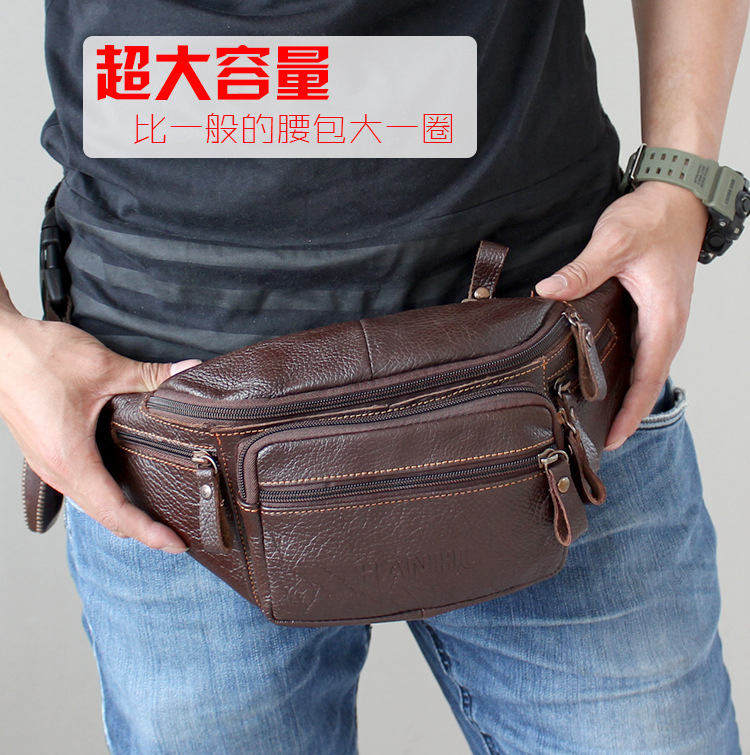Genuine Cowhide Leather Waist  - огляд і ціна Running Gear For