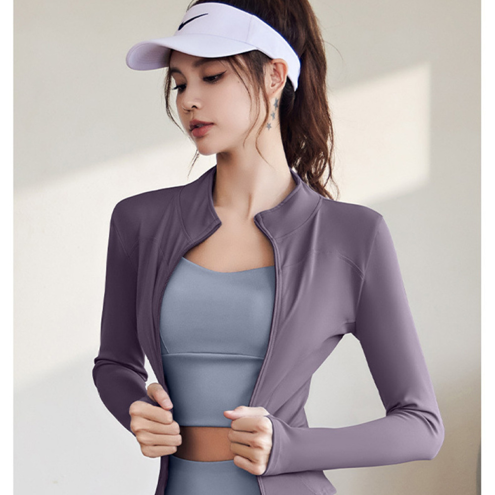Quick Dry Athletic Yoga Jacket - огляд і ціна Running Gear Long Sleeve