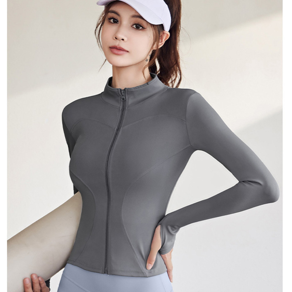 Quick Dry Athletic Yoga Jacket - огляд і ціна Running Gear Long Sleeve