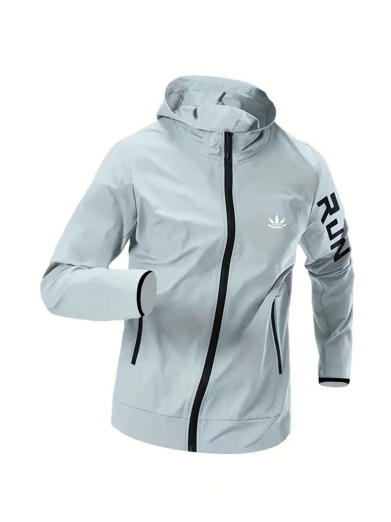 Mens Run Hooded Windbreaker Ja - огляд і ціна Running Gear Jacket
