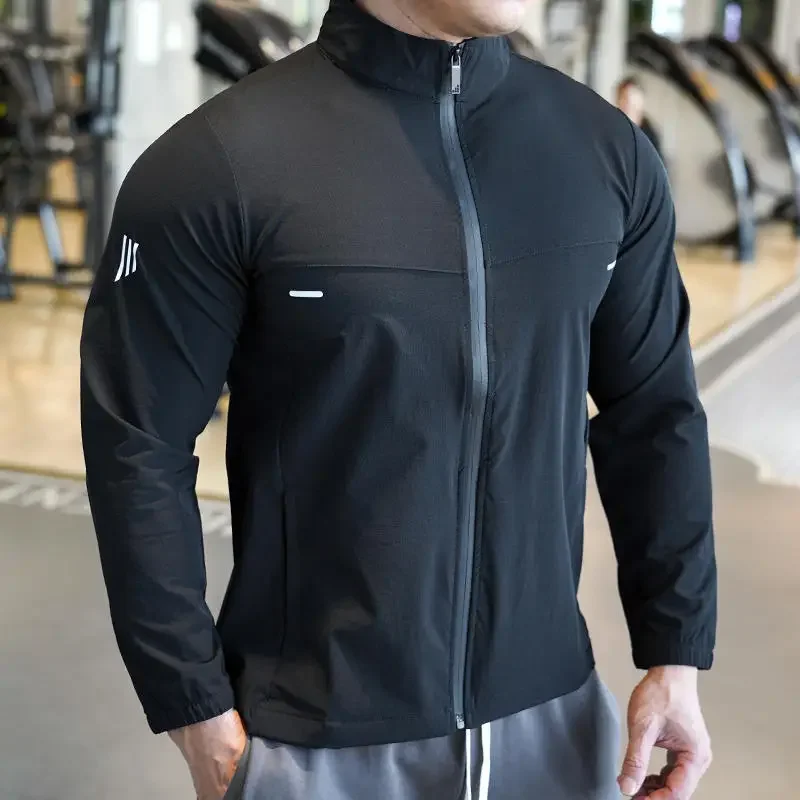 Ice Silk Thin Shirts Tops Spor - огляд і ціна Running Gear Jacket