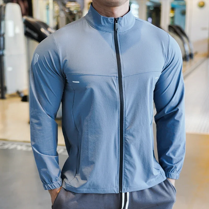 Ice Silk Thin Shirts Tops Spor - огляд і ціна Running Gear Jacket