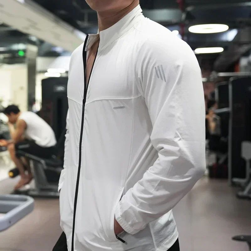 Ice Silk Thin Shirts Tops Spor - огляд і ціна Running Gear Jacket