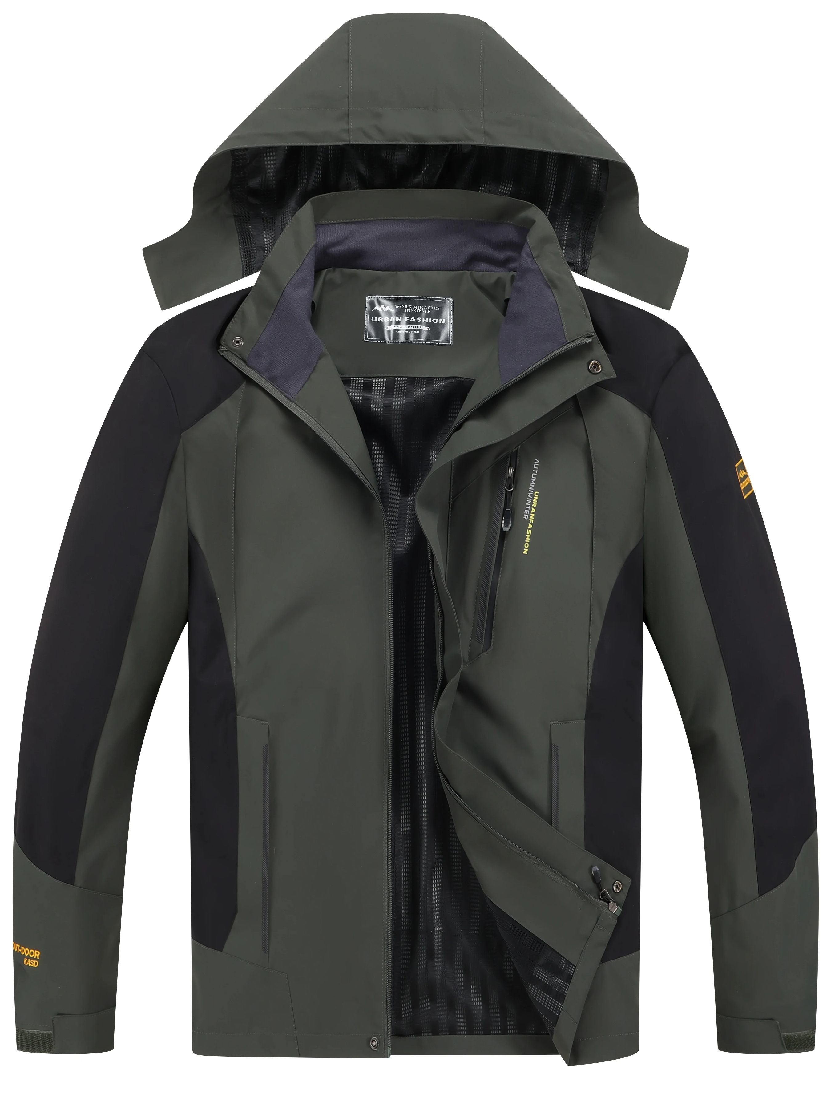 Men's Waterproof Hiking Jacket - огляд і ціна Running Gear Jacket