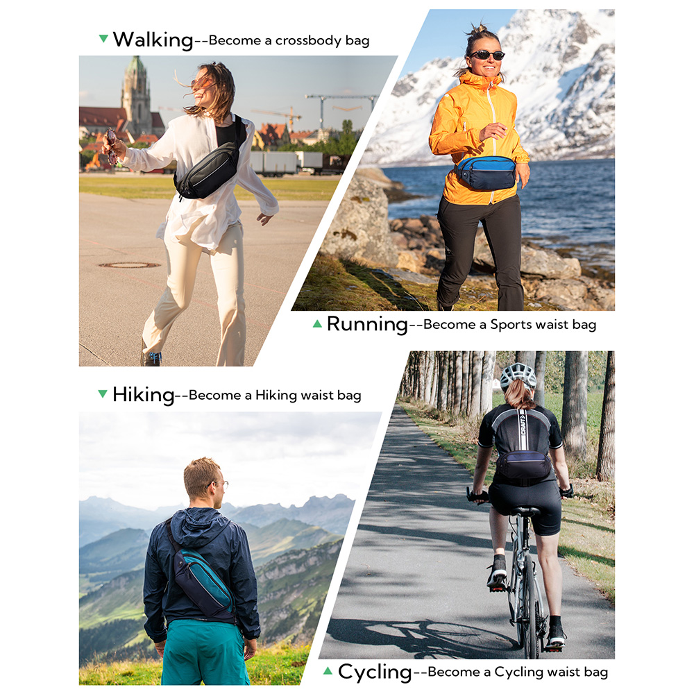WATERFLY Fanny Pack Waist Bag  - огляд і ціна Running Gear For
