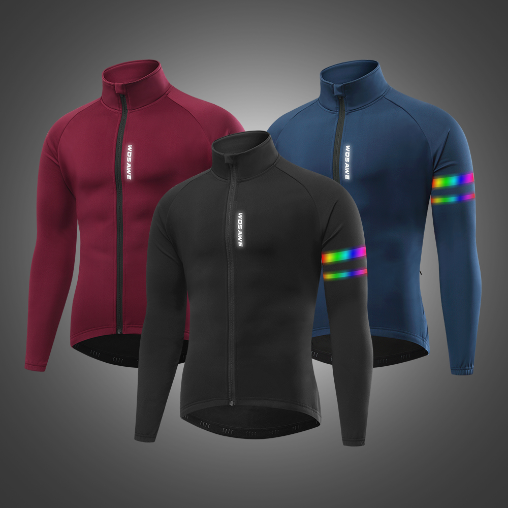 WOSAWE Men'sThermal Winter Cyc - огляд і ціна Running Gear Jacket